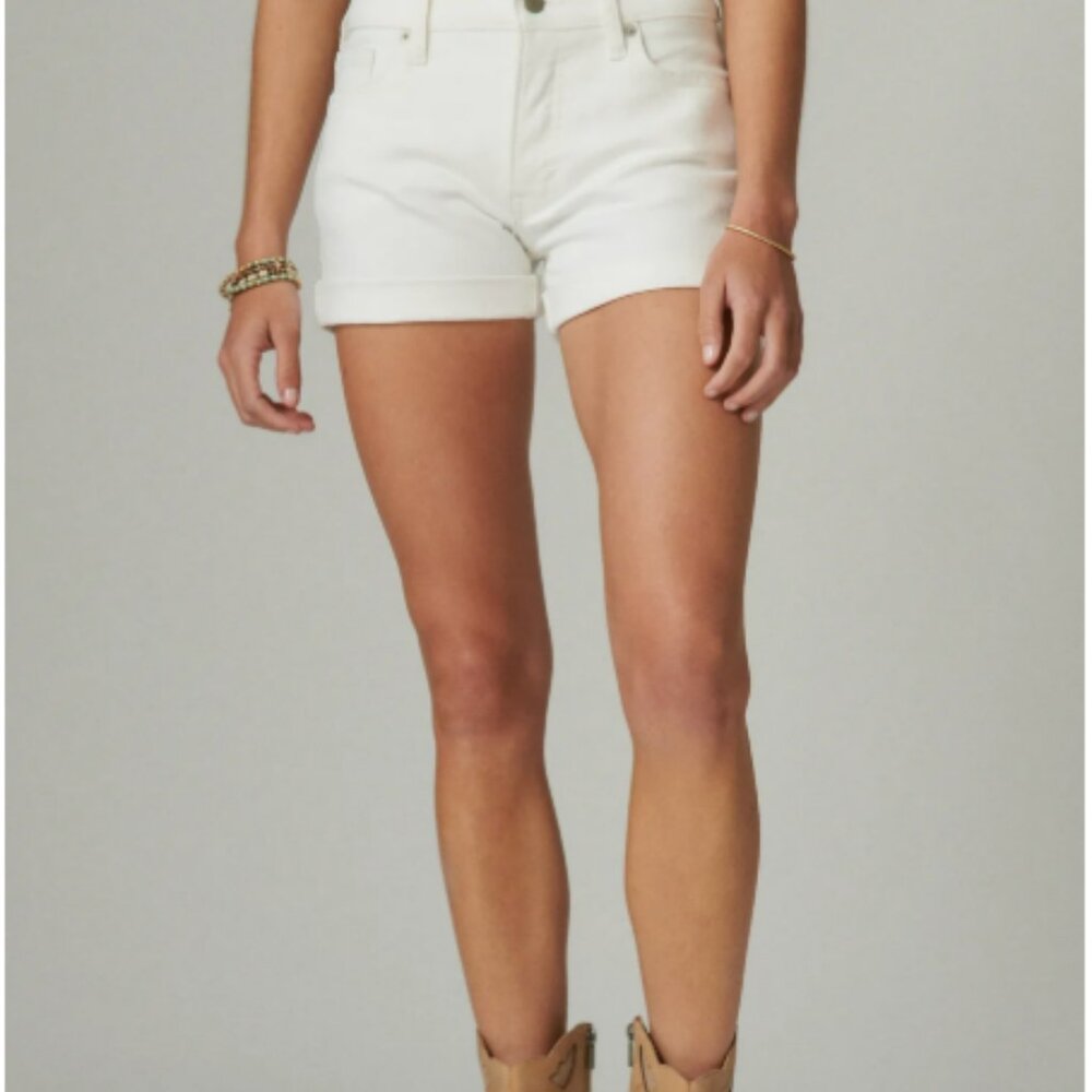 Lucky Brand Ava Mid Rise Shorts WS-170 - Picture 4 of 4